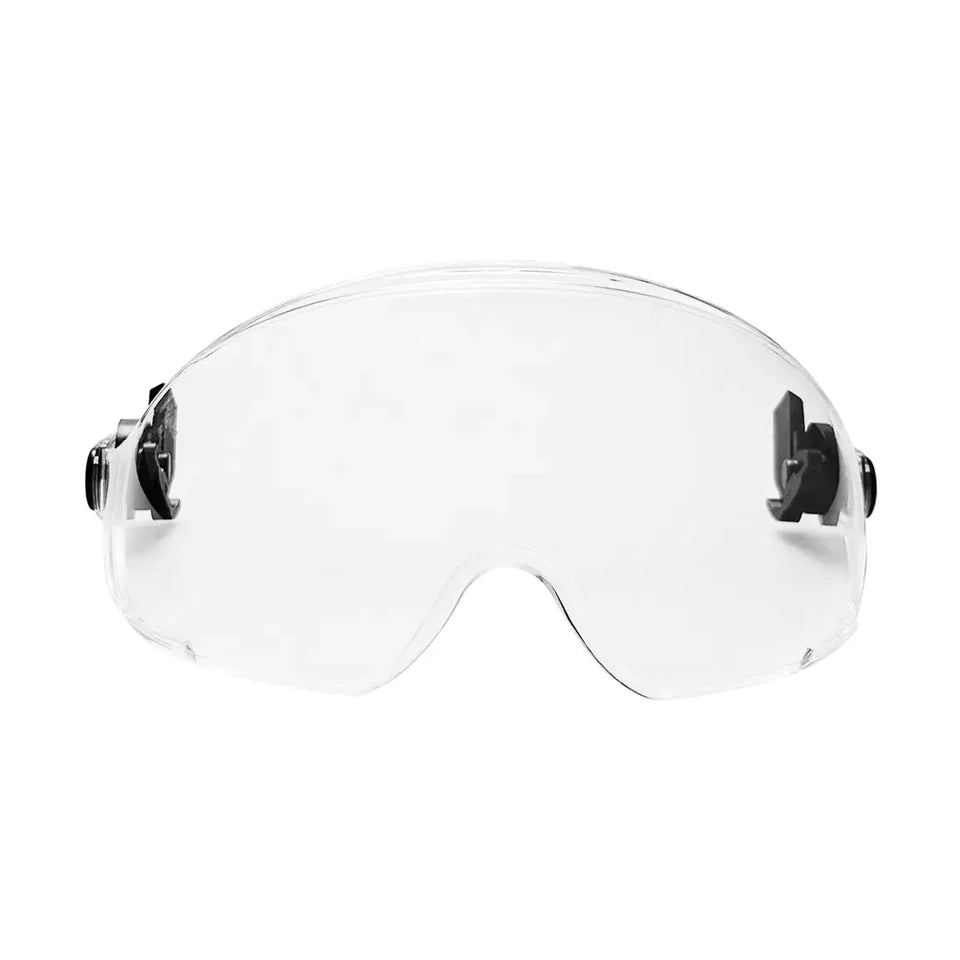 Unisex Work Helmet with Attached Shield - CE EN397 Approved