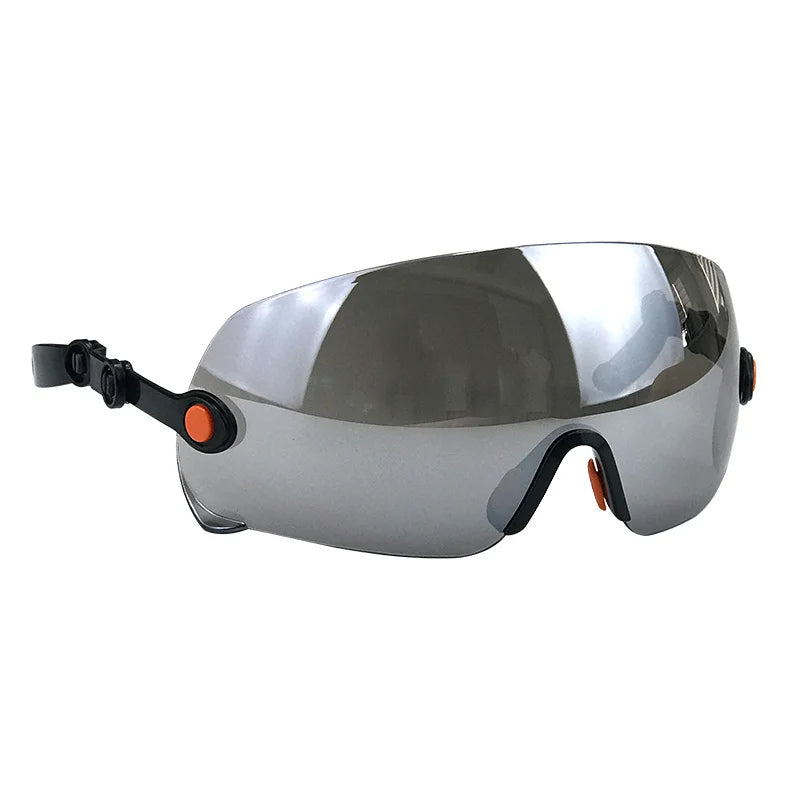 Unisex Work Helmet with Attached Shield - CE EN397 Approved