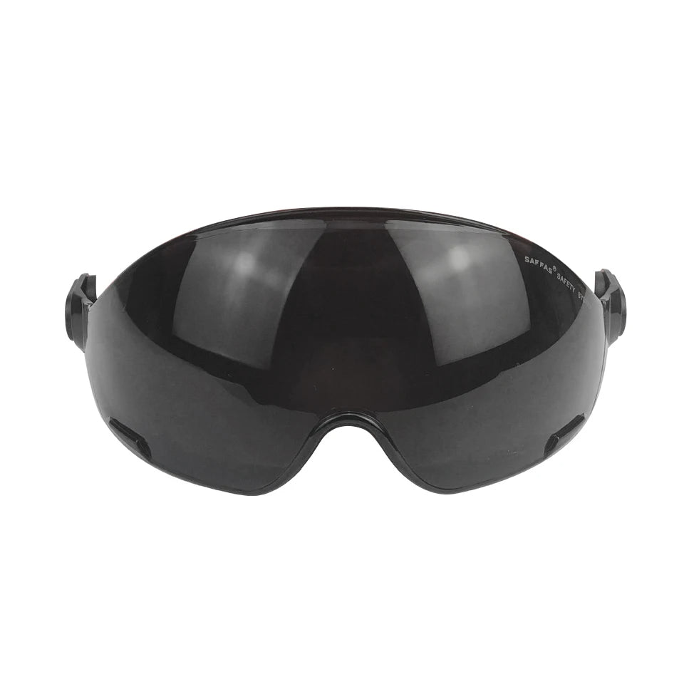 Unisex Work Helmet with Attached Shield - CE EN397 Approved