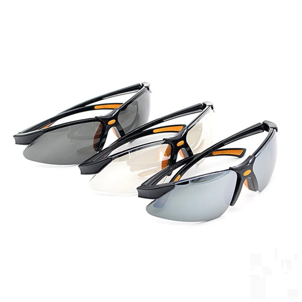 Safety Glasses PPE Protective Eyewear with Semi Frame Scratch Resistant and Anti-Fog Color Lens